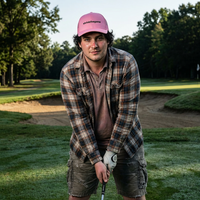 ShrinkTheGame golf trucker cap khaki - Golf Subculture