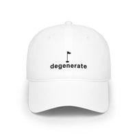 Embroidered Degenerate Golf Baseball Cap - Golf Subculture