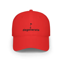 Embroidered Degenerate Golf Baseball Cap - Golf Subculture