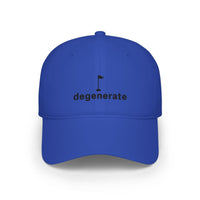 Embroidered Degenerate Golf Baseball Cap - Golf Subculture