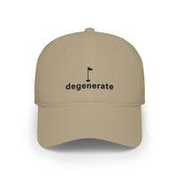 Embroidered Degenerate Golf Baseball Cap - Golf Subculture