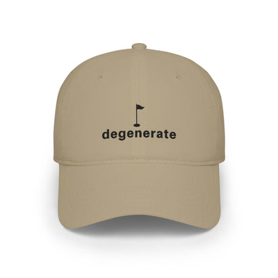 Embroidered Degenerate Golf Baseball Cap - Golf Subculture