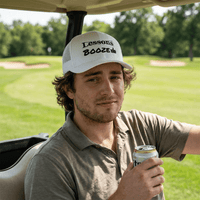 Lessons/Booze golf trucker cap - Golf Subculture