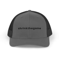 ShrinkTheGame golf trucker cap charcoal black - Golf Subculture