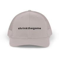 ShrinkTheGame golf trucker cap heather grey white - Golf Subculture
