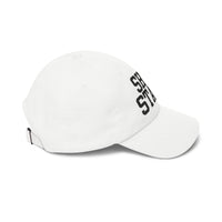 SH*T STACK golf dad cap black text - Golf Subculture